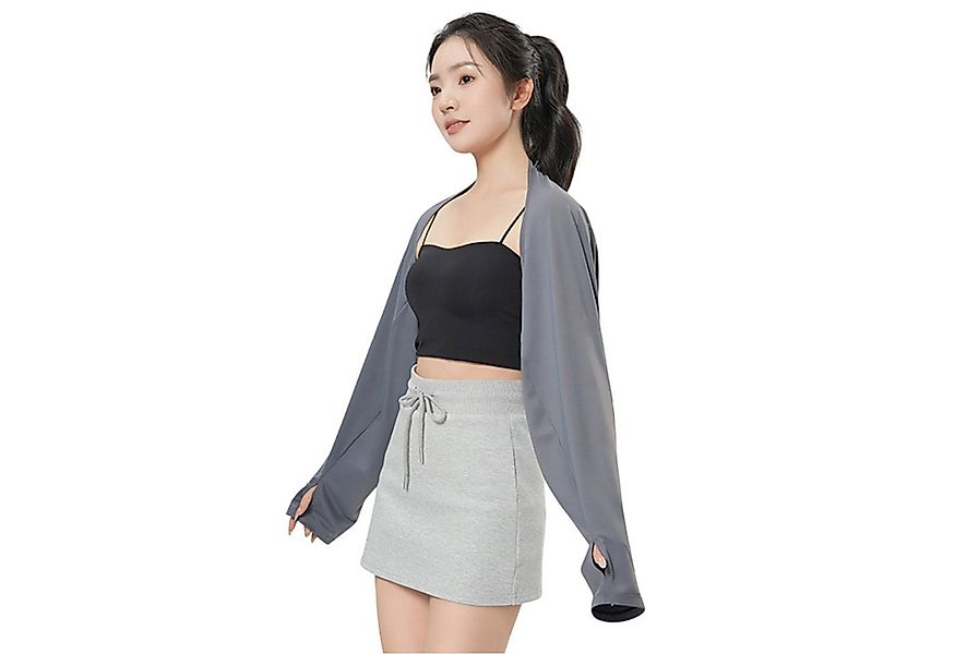 Refttenw Sommerjacke Sport Oberteil, Langarm Fitness Yoga Jacke,UPF 50+ Son günstig online kaufen