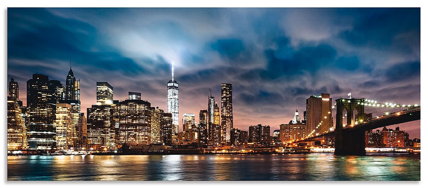 Artland Küchenrückwand »Sonnenaufgang über Manhattan«, (1 tlg.), Alu Spritz günstig online kaufen