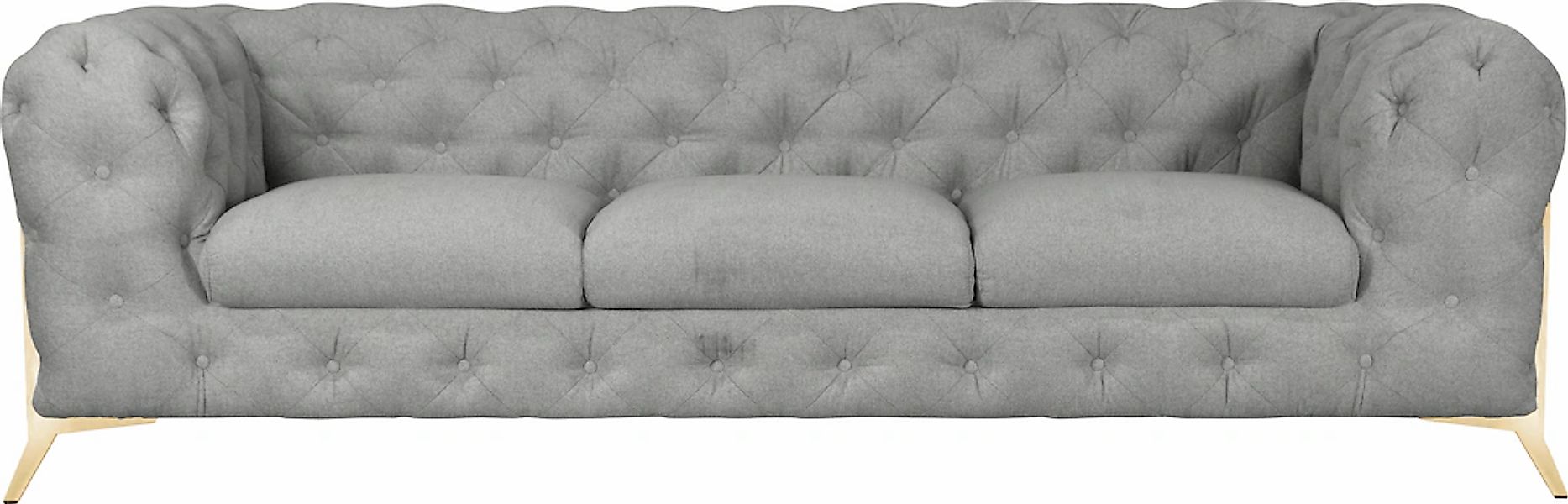 Home affaire Chesterfield-Sofa "Amaury" aufwändige Knopfheftung, moderne Ch günstig online kaufen