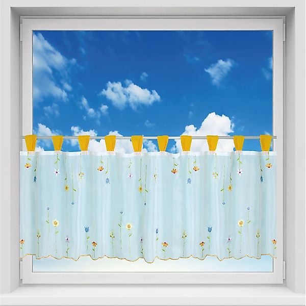 Arsvita Vorhang, Schlaufen, transparent, Voile, Bistrogardine günstig online kaufen