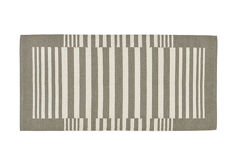 Kelim-Teppich  Buri ¦ grau ¦ Baumwolle ¦ Maße (cm): B: 60 Teppiche > Naturt günstig online kaufen