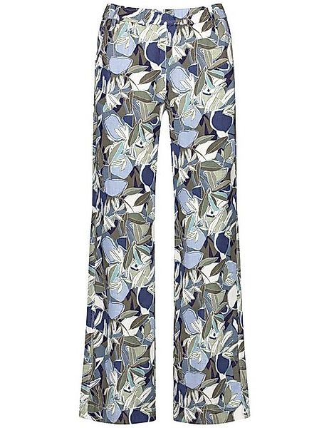 GERRY WEBER Stoffhose Floral gemusterte Schlupfhose aus Leinen-Mix günstig online kaufen