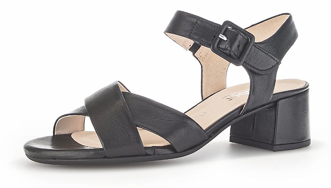 Gabor Sandalette "TUNIS", Sommerschuh, Sandale, Blockabsatz, in Weite G (=w günstig online kaufen