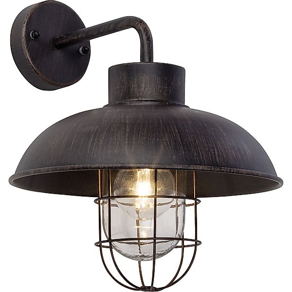 Brilliant Außen-Wandlampe Portland Rostfarbe günstig online kaufen