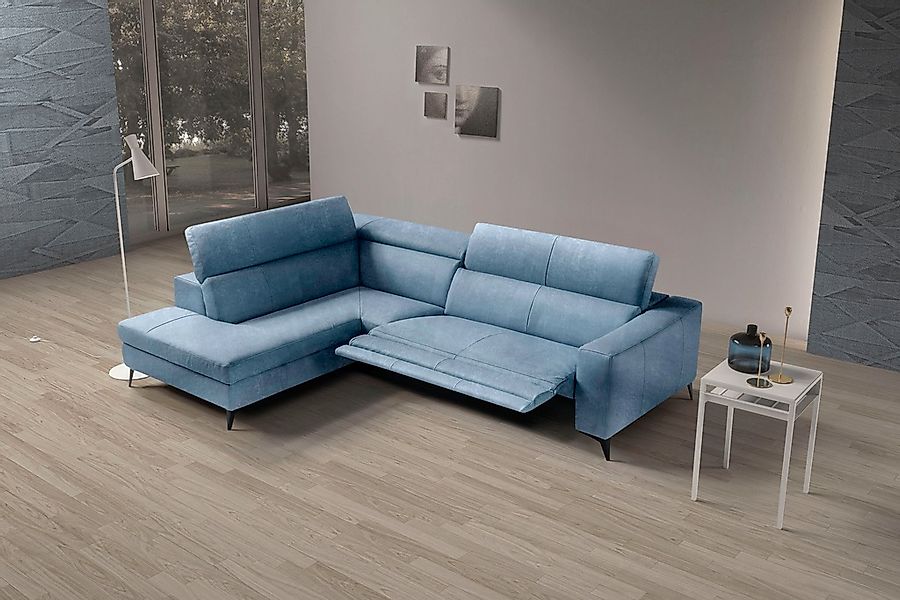 Egoitaliano Ecksofa »Edith, Designsofa mit hohem Sitzkomfort, L-Form«, inkl günstig online kaufen
