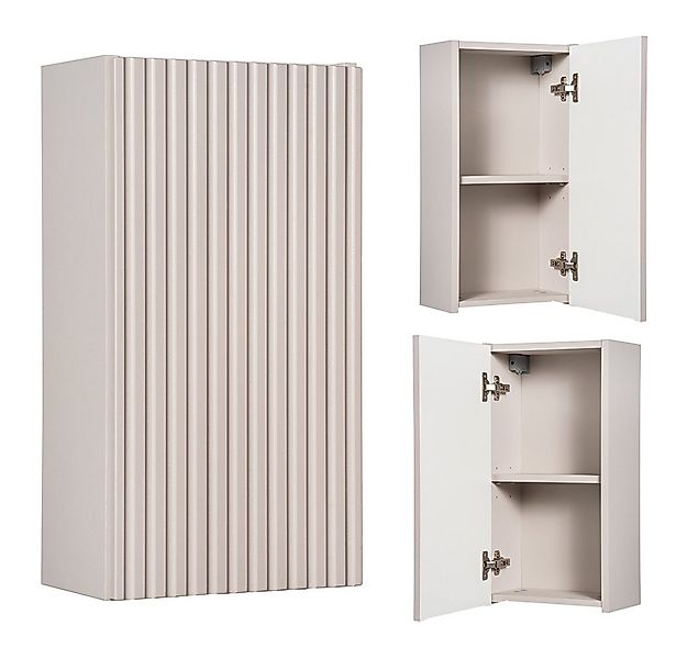 Lomadox Hängeschrank NEWPORT-56-CASHMERE Wandschrank Badschrank, kaschmir, günstig online kaufen