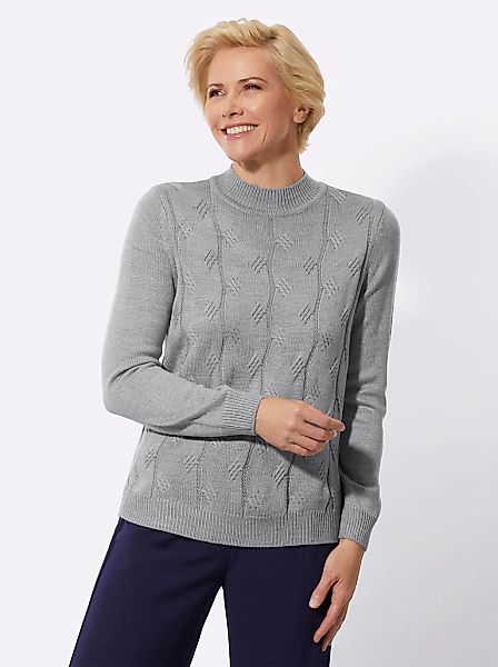 Classic Stehkragenpullover "Pullover" günstig online kaufen