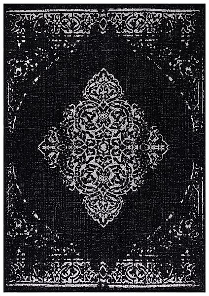 KADIMA DESIGN Outdoorteppich Flachgewebe Vintage-Muster Handwäsche günstig online kaufen