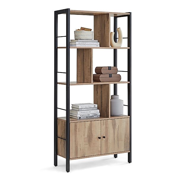 VASAGLE Bücherregal, Standregal, Bücherschrank mit 4 günstig online kaufen