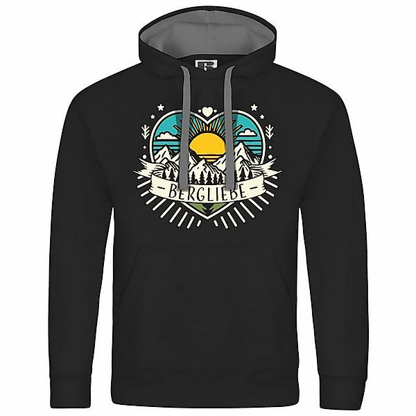 deinshirt Kapuzenpullover Herren Kapuzenpullover Ich Liebe die Berge Mit Pr günstig online kaufen