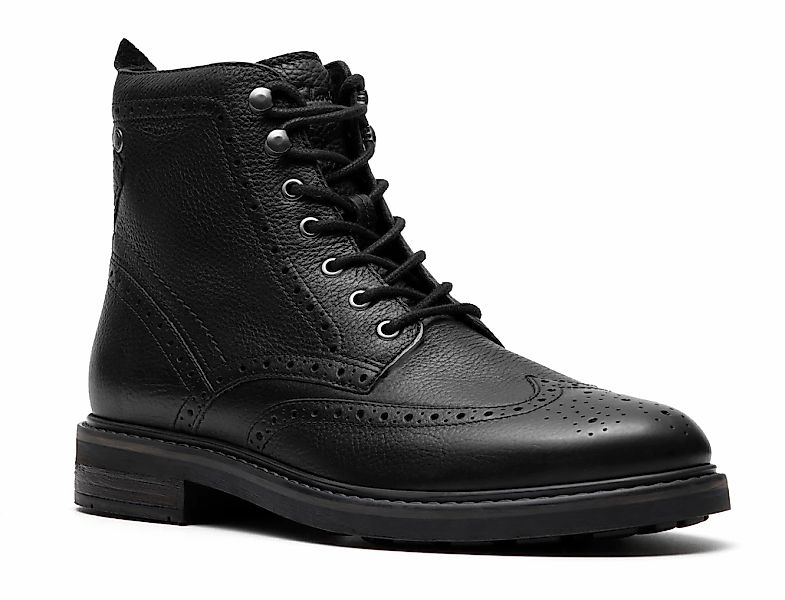 Clarks Schnürstiefelette "Newford", Budapester, Schnürboots mit elegantem B günstig online kaufen