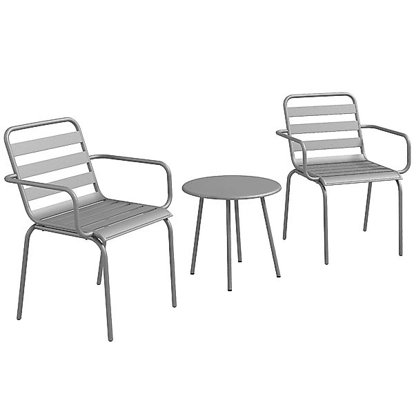 Outsunny Balkonset Bistroset Gartenmöbel Set mit günstig online kaufen