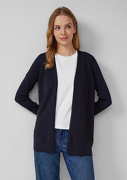 s.Oliver Cardigan Strickjacke Cardigan aus Viskose-Baumwollmix günstig online kaufen
