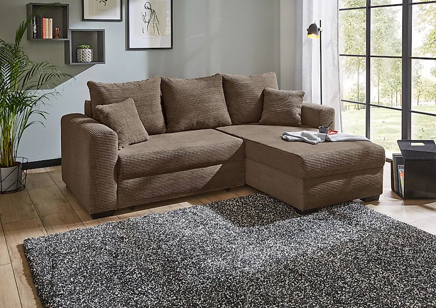 Jockenhöfer Gruppe Ecksofa "Elmau, L-Form, Breite 235cm", inkl. Bettfunktio günstig online kaufen