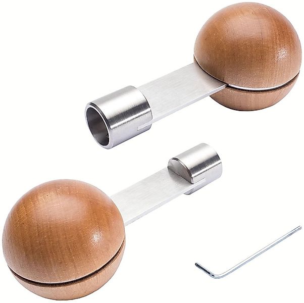 Liedeco Gardinenstange »Stil Harsens«, 1 läufig-läufig, Fixmaß, 1-läufig im günstig online kaufen