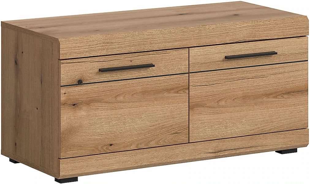 Home affaire Sitzbank "SIENA, Breite 90 cm, 2 Türen, 2 Einlegeböden, 4 Fäch günstig online kaufen