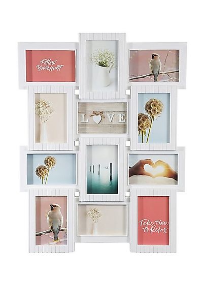 Wackadoo Living Bilderrahmen Collage Fotorahmen Collage Kunststoff Portrait günstig online kaufen