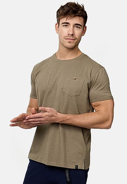 Indicode T-Shirt Herren INJon Shirt Tee Herrenshirt T-Shirt mit Brusttasche günstig online kaufen