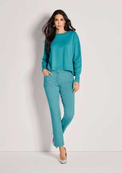 MADELEINE Strickpullover Kaschmir Pullover mit Rundhalsausschnitt günstig online kaufen