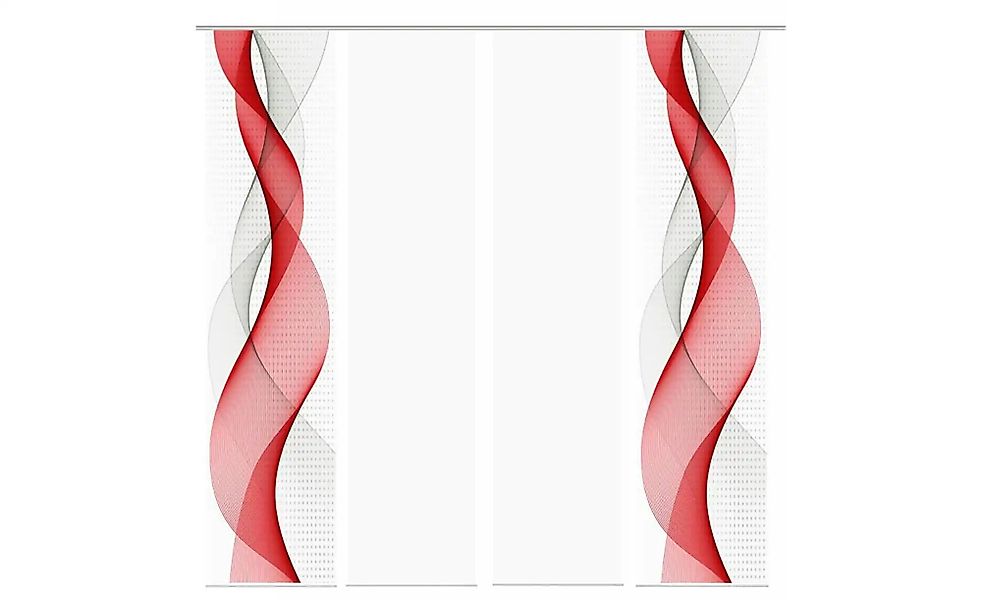 HOME WOHNIDEEN Schiebegardine "OPALIA 4ER SET" Paneelwagen 4 Stk. tlg. HxB: günstig online kaufen