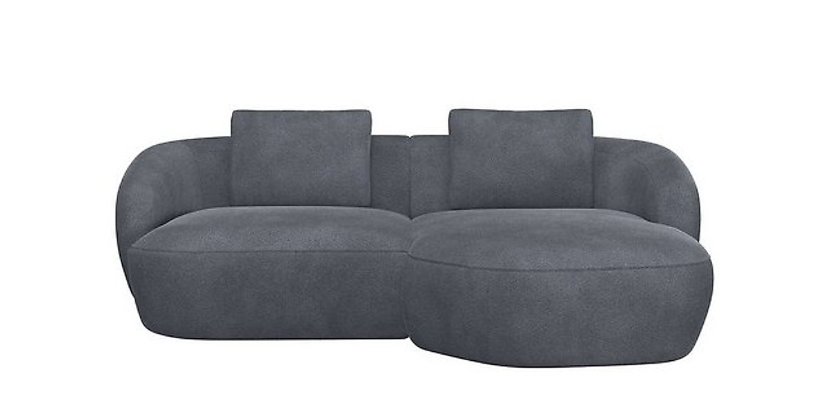 FLEXLUX Wohnlandschaft Torino, rund, L-Form, Sofa-Ecke mit Recamiere, Longc günstig online kaufen