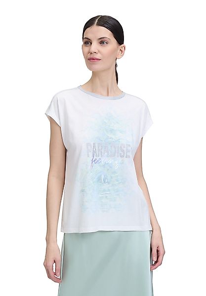 Cartoon Kurzarmshirt Cartoon Damen Rundhals-Shirt mit günstig online kaufen