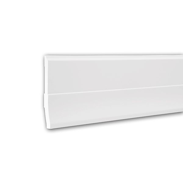 PROFHOME 153105 Sockelleiste Fußleiste Stuckleiste aus Polyurethan 2 m 200 günstig online kaufen