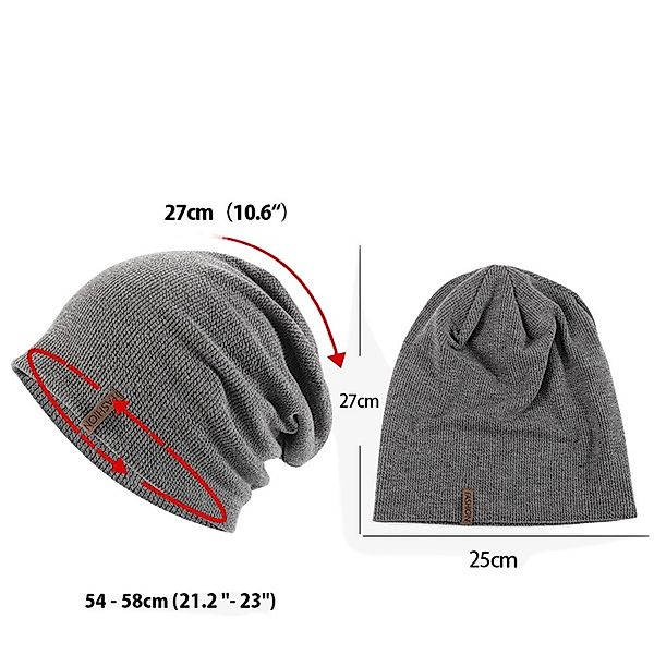 Coonoor Strickmütze Elastisch Laufmütze,Leichte Beanie,Slouch Beanie günstig online kaufen