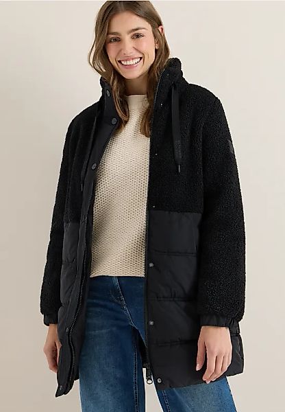 CECIL Teddy Mantel mit Strukturmix günstig online kaufen