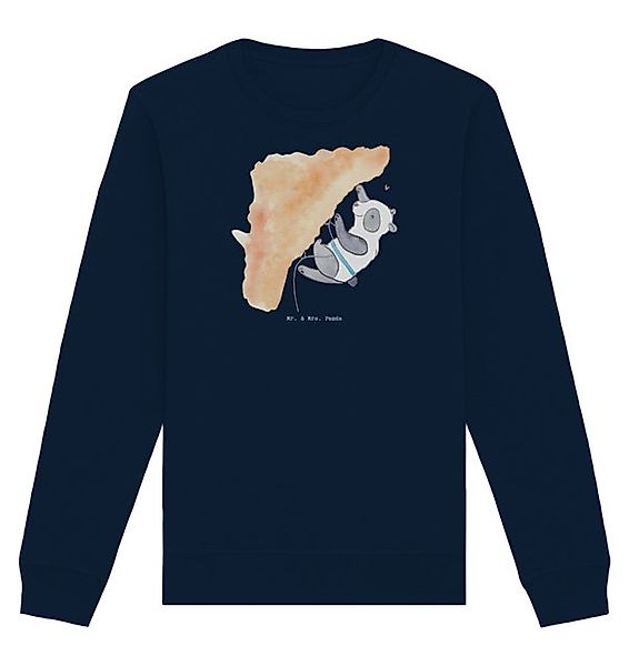 Mr. & Mrs. Panda Longpullover Panda Klettern Größe M - French Navy - Gesche günstig online kaufen