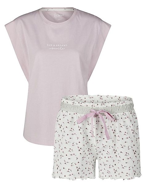 By Louise Shorty Modischer Damen Schlafanzug kurz (2 tlg) Baumwolle günstig online kaufen