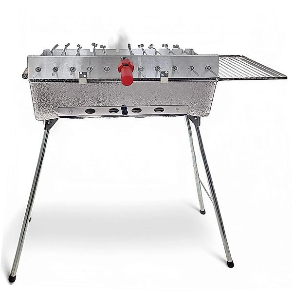 Grillpeter Mangal Astana Deluxe mit 11er Spießdreher Grillmotor USB und Pow günstig online kaufen