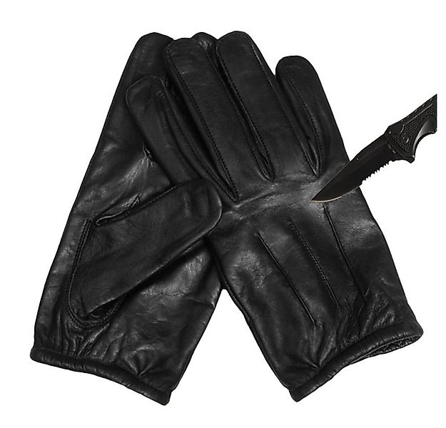 Mil-Tec Lederhandschuhe Security Schnittschutz Handschuhe Kevlar Wasserabwe günstig online kaufen