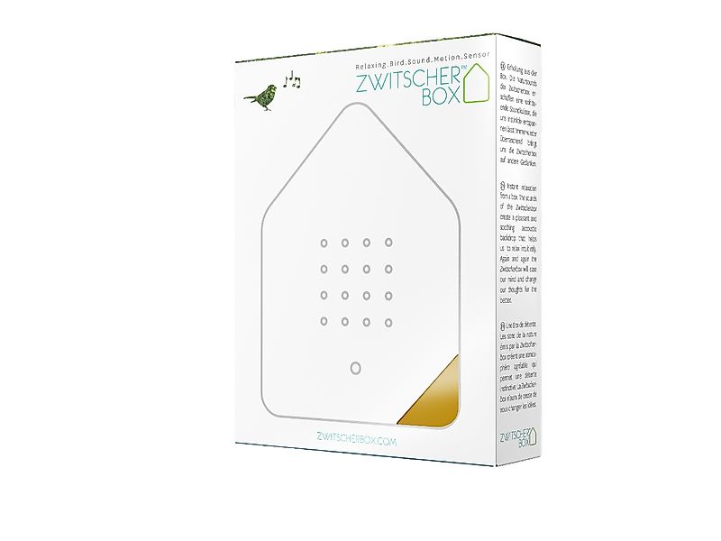 Zwitscherbox Original Senfgelb/Weiß günstig online kaufen