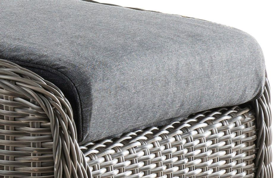 Destiny Fußhocker CASA, 66x58cm, Aluminium, Polyrattan, günstig online kaufen