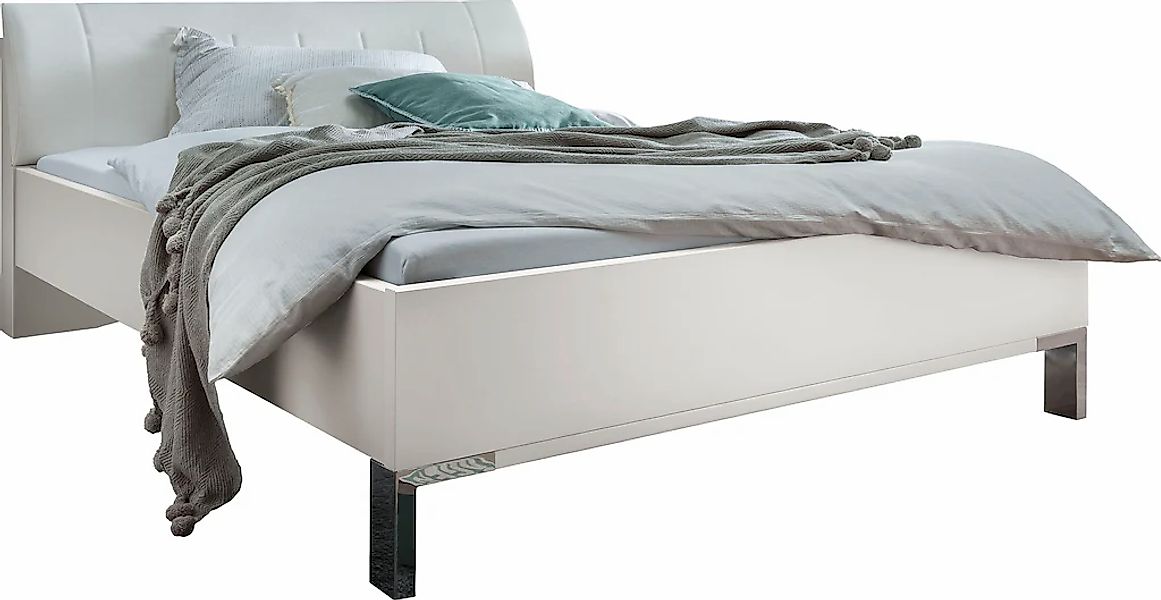 WIEMANN Futonbett "Monaco, Bettgestell, Bettrahmen, komfortables Polsterkop günstig online kaufen