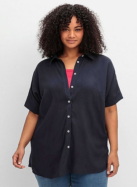 Sheego Klassische Bluse Hemdbluse Kurzarm günstig online kaufen