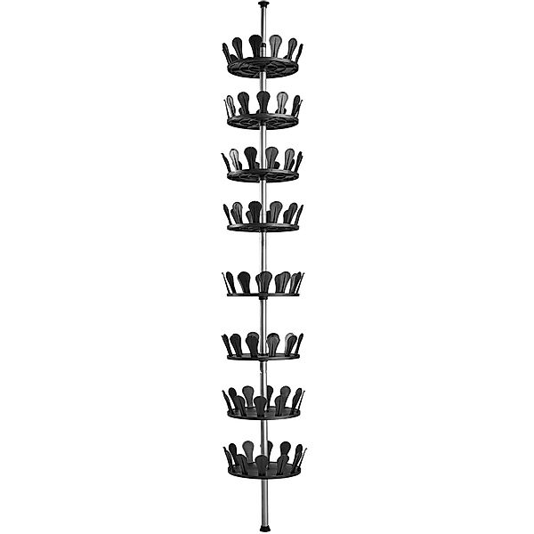tectake Schuhregal Schuhkarussell, Set 1-tlg., Kunststoff günstig online kaufen