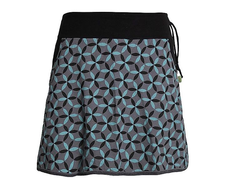 Vishes Minirock Rock 70er Jahre Retro Facetten Blumen-Druck Cacheur, Ethno, günstig online kaufen