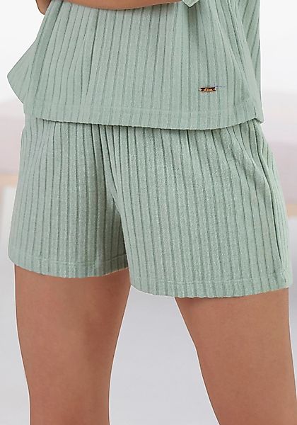 s.Oliver Relaxshorts aus beständigem Rippstrick, Loungeanzug günstig online kaufen