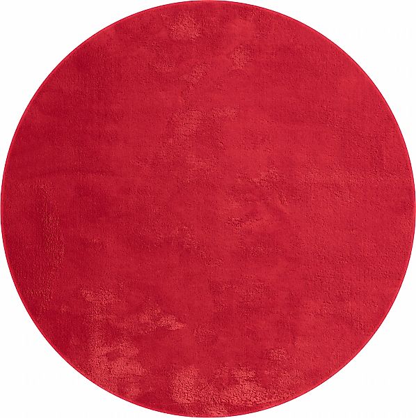 merinos Teppich "Loft 37" rund 16 mm Höhe Kunstfellteppich besonders weich günstig online kaufen