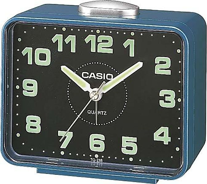 CASIO Quarzwecker TQ-218-2EF Wecker, Leuchtzeiger, Leuchtziffern, günstig online kaufen