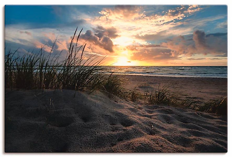 Artland Wandbild »Sonnenuntergang an der Ostsee« Strand 1 Stk. tlg. als Lei günstig online kaufen
