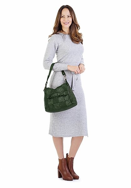 Samantha Look Umhängetasche echt Leder, Made in Italy günstig online kaufen