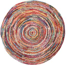 OCI DIE TEPPICHMARKE Teppich "SIXTEEN ROUND" rund 25 mm Höhe Wohnzimmer günstig online kaufen