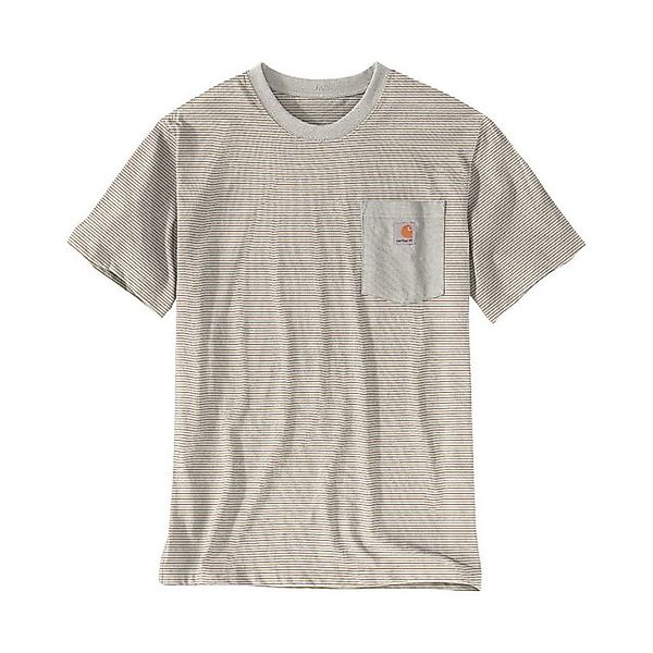 Carhartt T-Shirt Relaxed S/S Pocket Stripe T-Shirt Malt/Apple Butter Stripe günstig online kaufen