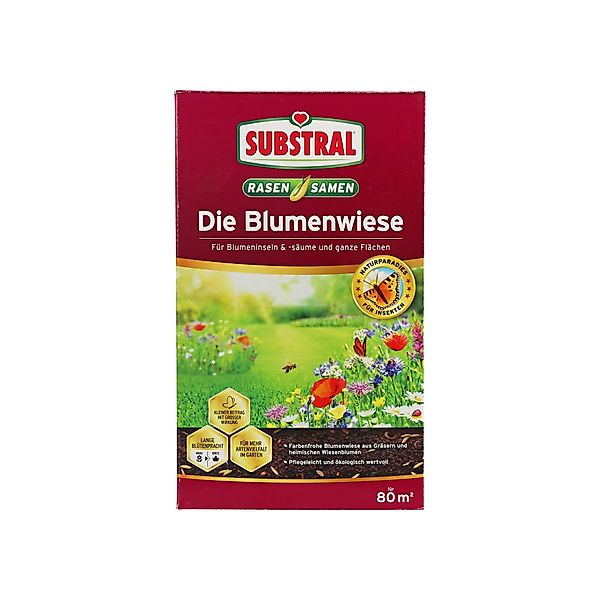 Substral Blumensamen SUBSTRAL Saatmischung Blumenwiese, 800 günstig online kaufen