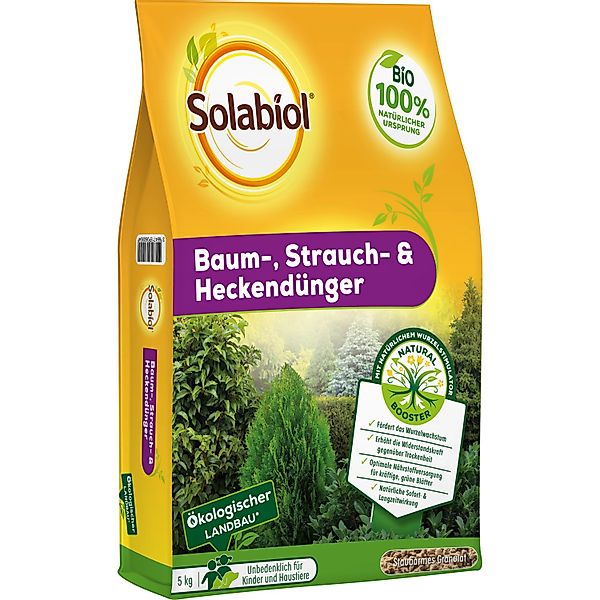 Solabiol Baum-, Strauch & Heckendünger 5 kg günstig online kaufen