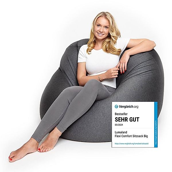 Lumaland Sitzsack Flexi Comfort, Bodenkissen Lounge günstig online kaufen