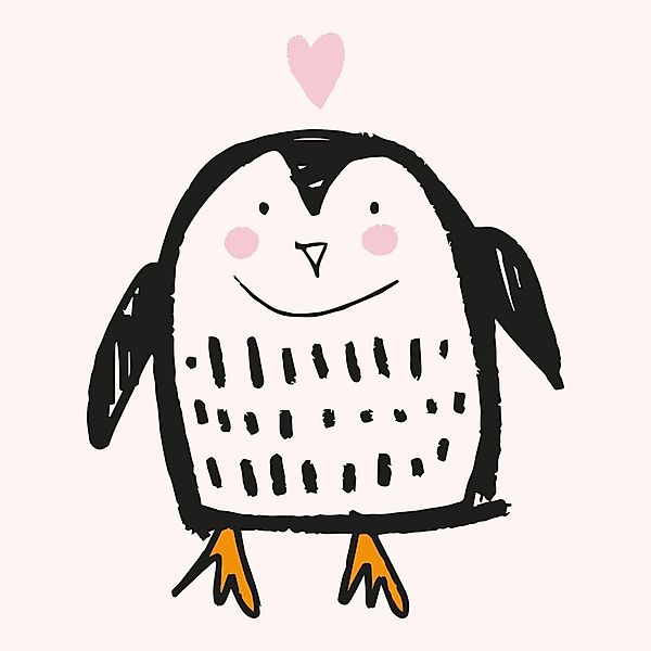 queence Dekokissen "Pinguin" Kissenhülle ohne Füllung, 1 Stück günstig online kaufen